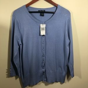 Audrey & Grace Button-Up Cardigan, NWT, XL, B8